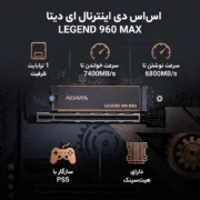 حافظه SSD NVME ADATA LEGEND 960 MAX 1TB - تصویر 2